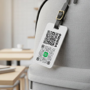 Étiquette À Bagage Balise de bagage de code QR personnalisée
