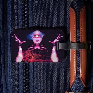Étiquette À Bagage Balise de bagage de fantôme Alien