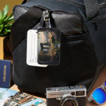 Balise de bagage de forêt mystique