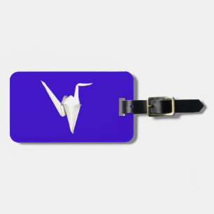 Étiquette À Bagage Balise de bagage de grue en papier blanc