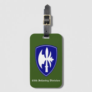 Étiquette À Bagage Balise de bagage de la 65e division d'infanterie