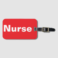 Balise de bagage de l'infirmière