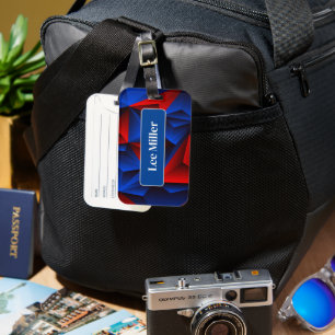 Étiquette À Bagage Balise de bagage de nom personnalisé