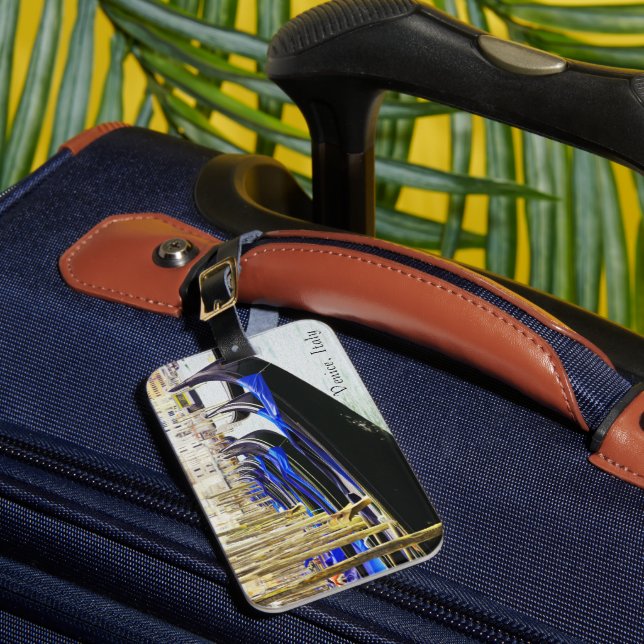 Étiquette À Bagage Balise de bagage de rangée de Venise, Italie (Insitu Rectoal 1)