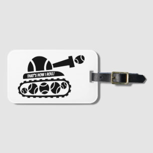 Étiquette À Bagage Balise de bagage de tennis amusante pour sacs et v