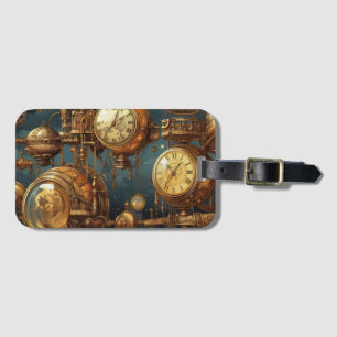 Étiquette À Bagage Balise de bagage des merveilles mécaniques