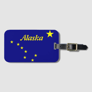 Étiquette À Bagage Balise de bagage drapeau de l'Alaska