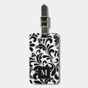 Étiquette À Bagage Balise de bagage du concepteur moderne noir