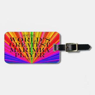 Étiquette À Bagage Balise de bagage du meilleur joueur de Marimba