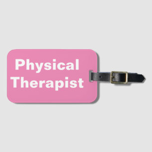 Étiquette À Bagage Balise de bagage du physiothérapeute