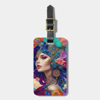 Étiquette À Bagage Balise de bagage en acrylique pour femmes artistes