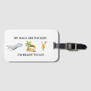 Étiquette À Bagage Balise de bagage en acrylique pour vacances