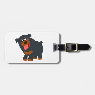 Étiquette À Bagage Balise de bagage joli Joueur de dessin Rottweiler