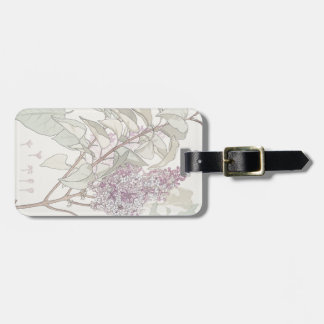 Étiquette À Bagage Balise de bagage Lilac personnalisée