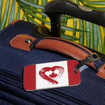 Balise de bagage Love Canada