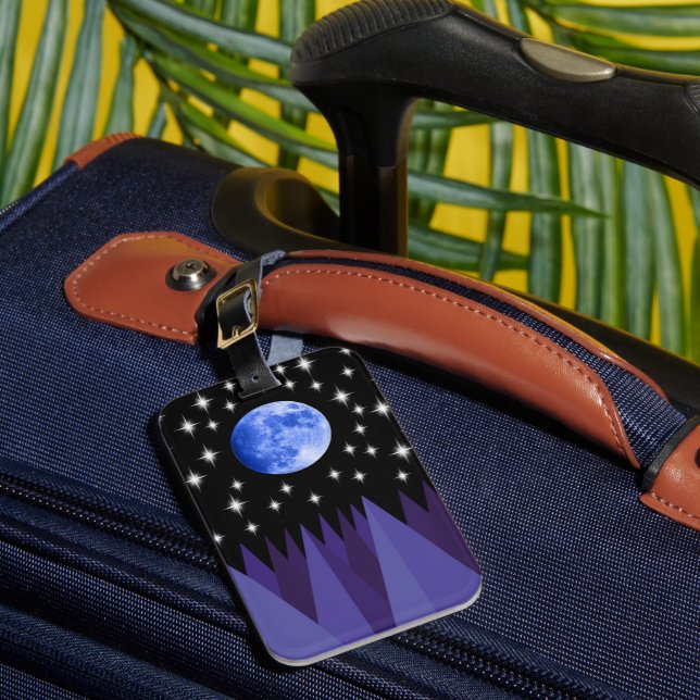 Étiquette À Bagage Balise de bagage Lune Starlight (Insitu Rectoal 1)