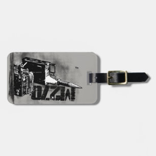 Étiquette À Bagage Balise de bagage M270 MLRS avec bracelet en cuir B