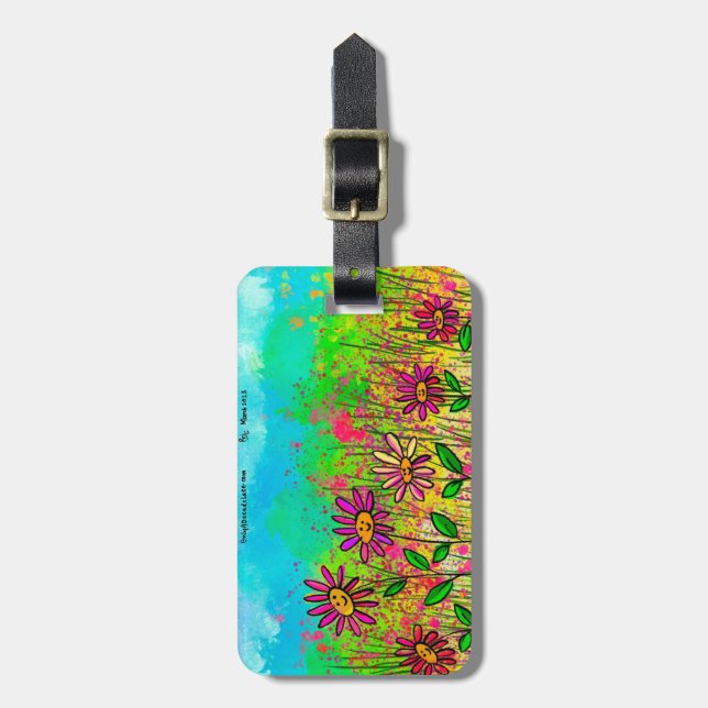 Étiquette À Bagage Balise de bagage mignonne (Devant Vertical)