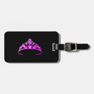 Étiquette À Bagage balise de bagage Miss America Fuchsia Tiara