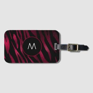 Étiquette À Bagage Balise de bagage Monogram Tiger Stripes