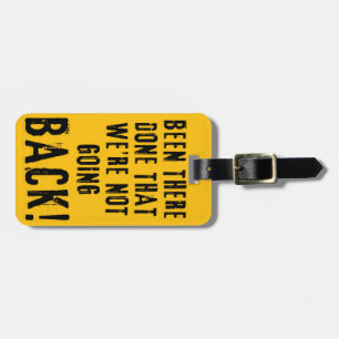 Étiquette À Bagage Balise de bagage - Nous ne retournons pas