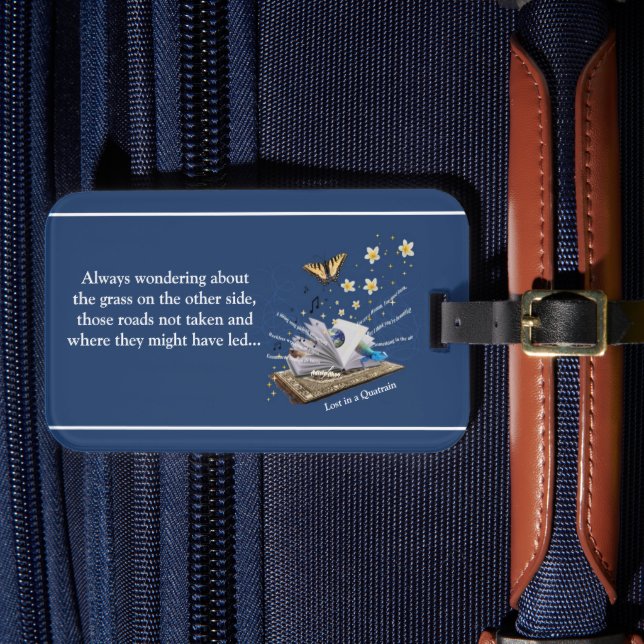 Étiquette À Bagage Balise de bagage Perdue dans un qutrain par Adiela (Insitu Rectoal 4)