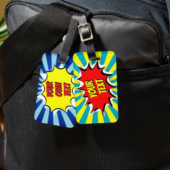 Étiquette À Bagage Balise de bagage personnalisée (Créateur téléchargé)