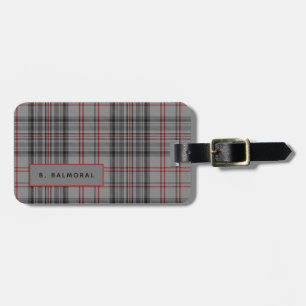 Étiquette À Bagage Balise de bagage personnalisée Balmoral Tartan Men