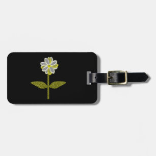 Étiquette À Bagage Balise de bagage personnalisée Fleur de marguerite