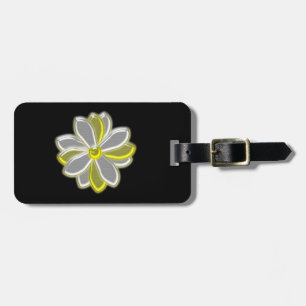 Étiquette À Bagage Balise de bagage personnalisée Fleur de marguerite