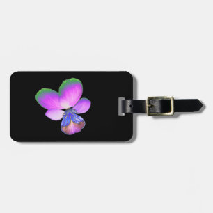 Étiquette À Bagage Balise de bagage personnalisée Pretty Pansy