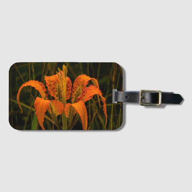 Étiquette À Bagage Balise de bagage "Pine Lily" (Devant Horizontal)