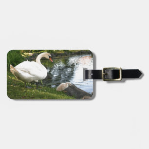 Étiquette À Bagage Balise de bagage pour cygnes et cygnes avec bracel