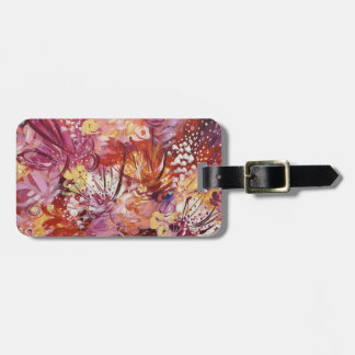 Étiquette À Bagage Balise de bagage pour femmes florale et brillante