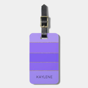 Étiquette À Bagage Balise de bagage pour lunettes violet de coupe d'o