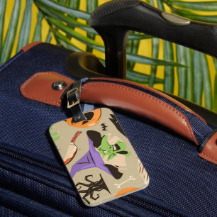 Étiquette À Bagage Balise de bagage pour Motif Vintage Halloween