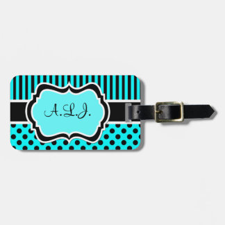 Étiquette À Bagage Balise de bagage pour points de polk blanc, noir e