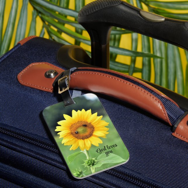 Étiquette À Bagage Balise de bagage que Dieu vous aime (Insitu Rectoal 1)