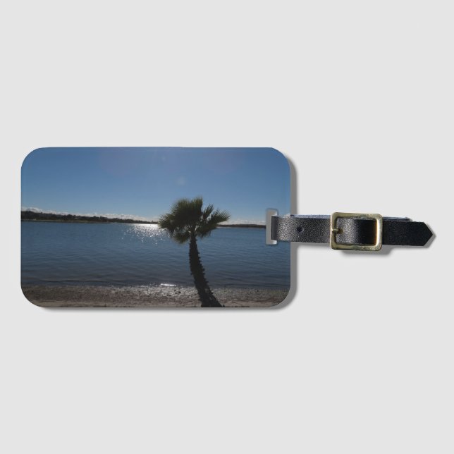 Étiquette À Bagage Balise de bagage San Diego Palm Tree (Devant Horizontal)