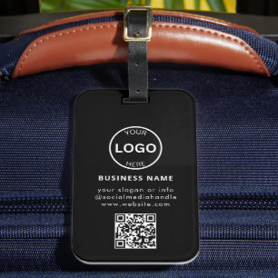 Étiquette À Bagage Balise de bagage simple moderne Qr Code Business L