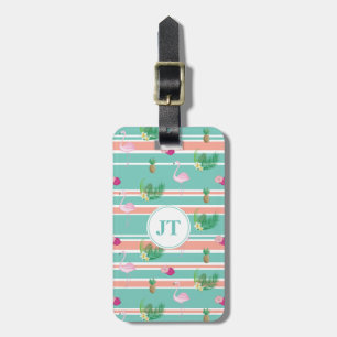 Étiquette À Bagage Balise de bagage tropicale personnalisée