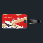 Étiquette À Bagage Balise de bagage Vintage voyage rouge<br><div class="desc">POSTER VINTAGE : Aéroports municipaux de la ville de New York : no 1 Floyd Bennett Field - no 2 North Beach. F.H. La Guardia, maire - John McKenzie, commissaire des docks. Affiche faisant la promotion des aéroports municipaux de New York, Floyd Bennett Field et North Beach, bases d'hydravion d'East...</div>