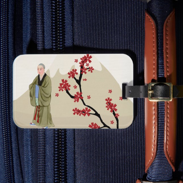 Étiquette À Bagage Balise de bagages de moine bouddhiste (Insitu Rectoal 4)