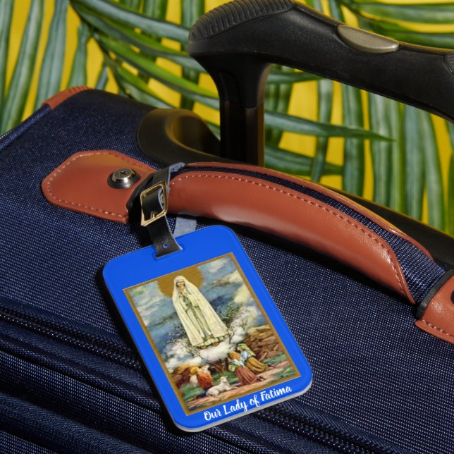 Étiquette À Bagage Balise de bagages de notre Dame de Fatima (Insitu Rectoal 1)