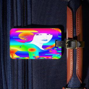 Étiquette À Bagage Balise de bagages de rêve couleur Abstraite