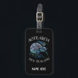 ÉTIQUETTE À BAGAGE BALISE DE BAGAGES KIWI NEW ZEALAND PAUA PERSONNALI<br><div class="desc">Kiwi néo-zélandais classique - dans les couleurs vibrantes de la coquille Paua.</div>