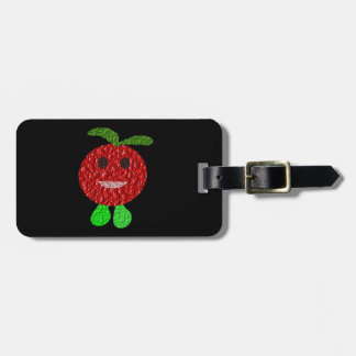 Étiquette À Bagage Balise de bagages sur mesure Happy Tomato