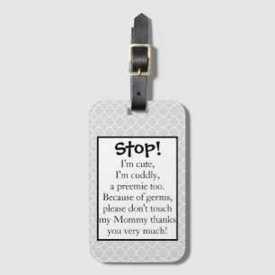 Étiquette À Bagage Balise de poussette de préemie