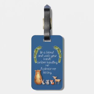 Étiquette À Bagage Balise de poussette Ne touchez pas le bébé lavez v