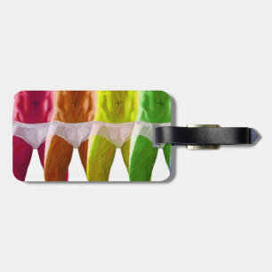 Étiquette À Bagage Balise de sous-vêtements colorés